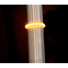 CUSTOM DYNAMICS - TruWRAPSZ 360 DEGREE LED FORK TURN SIGNALS - AMBER LEDS WITH SMOKE LENESE - 41MM