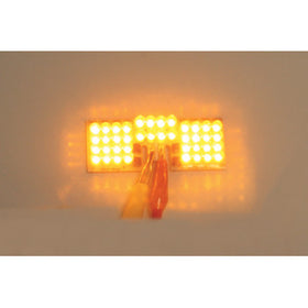CUSTOM DYNAMICS - FRONT FENDER TIP LED BOARD - AMBER LEDS - '99-17 SOFTAIL