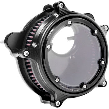 PERFORMANCE MACHINE - VISION AIR CLEANER - BLACK OPS - DYNA, SOFTAIL, & TOURING