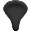 DRAG - LARGE SPRING SOLO SEAT - SMOOTH, BLACK SOLAR REFKECTIVE LEATHER - CUSTOM & RIGID