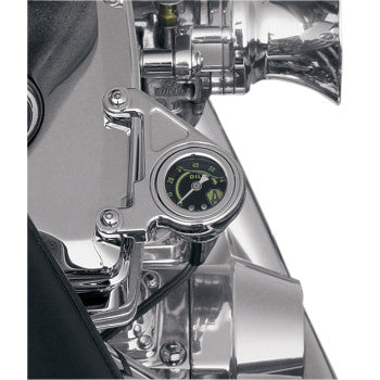 Arlen Ness Oil Pressure Gauge Kit For Twin Cam- Chrome