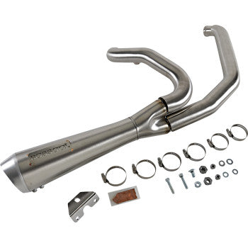 BASSANI - ROAD RAGE II SHORT 2:1 EXHAUST SYSTEM - STAINLESS STEEL