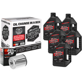 Maxima Racing Oil Change Kit - Twin Cam - Synthetic
