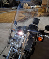 CLEARVIEW SHIELDS - QUICK RELEASE COMPACT WINDSHIELD - STOCK WIDTH - FAT BOB