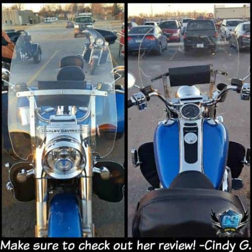 CLEARVIEW SHIELDS - 2015-LATER FREEWHEELER WINDSHIELD - UPPER RECURVE, 5 POSITION ADJUSTABLE VENT