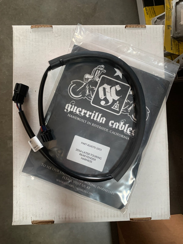 GUERRILLA CABLES - 2014+ TOURING INTEGRATED REAR FENDER HARNESS