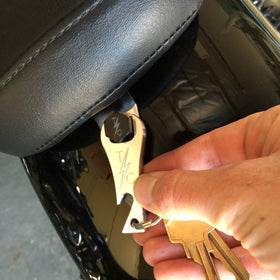 Thrashin Supply Bottle Opener 9/16 Seat Screw Key Chain