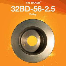 BAKER DRIVETRAIN - 32 TOOTH - 2.5 OFFSET ALUMINUM PULLEY