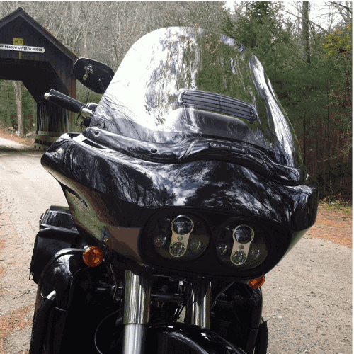 CLEARVIEW SHIELDS - '04-13 ROAD GLIDE WINDSHIELD - UPPER RECURVE, NO VENTS