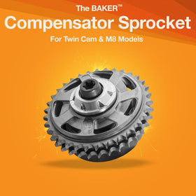 BAKR DRIVETRAIN - COMPENSATOR SPROCKET FOR TWIN CAM & M8 MODELS