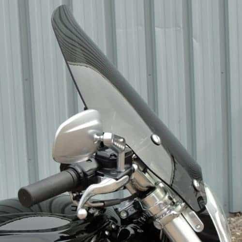 CLEARVIEW SHIELDS - V-ROD MUSCLE QUICK RELEASE COMPACT MID SPORT WINDSHIELD
