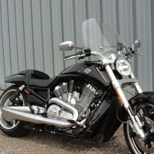 CLEARVIEW SHIELDS - V-ROD MUSCLE QUICK RELEASE COMPACT MID SPORT WINDSHIELD