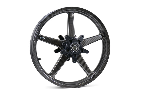 BST - CARBON FIBER FRONT WHEEL FOR SPOKE MOUNTED ROTOR - TWIN TEK 17 X 3.5 - '14-20 TOURING