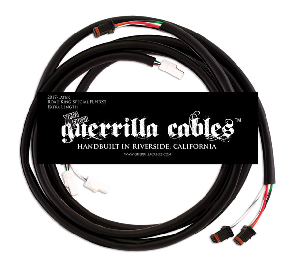 GUERRILLA CABLES - 2017-2020 ROAD KING SPECIAL FLHRXS XTRA LENGTH HARNESS