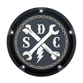 SDC Twin Cam Derby Cover - Wrenched