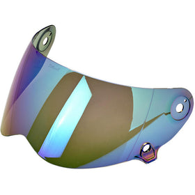 Biltwell Inc. Lane Splitter Gen 2  Shield - Rainbow Mirror