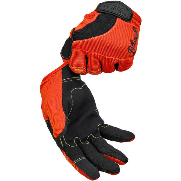 Biltwell Inc. Moto Gloves - Orange/Black/Yellow