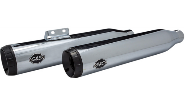 S&S Cycle Grand National Race Slip-On Mufflers for M8 Softail